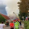Ein anspruchsvoller Einsatz für die Feuerwehren war im vergangenen Jahr der Brand auf einem landwirtschaftlichen Anwesen im Rehlinger Ortsteil Unterach. 