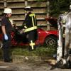 Vier junge Menschen starben bei einem Unfall auf der B 17.