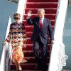 Ankunft in Florida: Ex-Präsident Donald Trump mit Ex-First Lady Melania.
