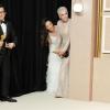 Sie haben einen Oscar gewonnen: Ke Huy Quan (l-r),  Michelle Yeoh und Jamie Lee Curtis.