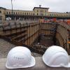 Die erste Tunneldurchbruch am Augsburger Hauptbahnhof ist geschafft. Hier die beeindruckende Bilder der Bauarbeiten.