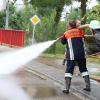 Feuerwehrleute aus Niederhofen bei einem Einsatz 2018. Wer übernimmt künftig Führungspositionen? 