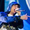 Rapper Eminem bei einem Konzert 2014 in Austin. Der 47-Jährige hat unangekündigt ein neues Album veröffentlicht.
