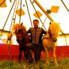 Karl Brumbach ist mit seinenen Ponys im "Circus Zomania" aktuell in Dinkelscherben zu sehen. 
