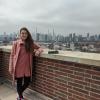 Stephanie Lorenz lebt seit einem halben Jahr in New York. Ihr Leben beschränkt sich wegen der Coronakrise derzeit auf die Wohnung und die Dachterrasse des Hauses - mit Blick auf Manhattan. 
