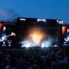 Die britische Rockband Muse steht beim Open-Air-Festival "Rock im Park" auf der Bühne. Es ist eins der größten Musikfestivals in Bayern. 