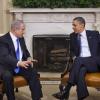 Amerikanisch-israelisches Spitzentreffen in Washington: US-Präsident Barack Obama (l) im Gespräch mit dem israelischen Ministerpräsidenten Benjamin Netanjahu. 