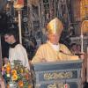 Bischof Konrad Zdarsa zelebrierte in der Pfarrkirche St. Cosmas und Damian die heilige Messe. 