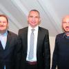 Christian Kähler (Mitte) ist der Mann, dem sowohl CSU als auch SPD vertrauen. Die Ortsvorsitzenden Jens Gaiser (links, CSU) und Michael Helfert (SPD) loben Kählers Qualifikation für das Amt des Türkheimer Bürgermeisters. 