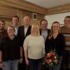 FW Krumbach: (von links) Christoph Rampp, Susanne Wiesner, Hubert Fischer, Max Behrends, Julia Geiger, Siegfried Müller, Dr. Ildiko Sugar-Bunk und Bernd Braunsteffer.