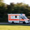 Der mittelschwer verletzte  Mann wurde in das Nördlinger Krankenhaus gebracht. 