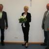 Bei der Sitzung des Kötzer Gemeinderates ist Sabine Ertle als neue Bürgermeisterin vereidigt worden. In ihren Ämtern bestätigt wurden Zweiter Bürgermeister Reinhard Uhl (rechts) und Dritter Bürgermeister Valentin Christel.  	
