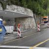 Die halbseitige Sperrung der Neuen Bergstraße in Landsberg soll bis zum Wochenende aufgehoben werden.