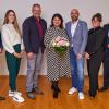 Regionalversammlung Augsburg-Land: IHK Regionalgeschäftsführer Jens Walter, Saskia Reuter, Paul Kienberger, Ramona Meinzer, Philipp Flamm, Lisa Thaler und Markus Anselment.