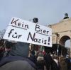 In München gingen am Sonntag nach Angaben der Polizei 100.000 Menschen gegen Rechtsextremismus auf die Straße. Der Veranstalter sprach von 250.000 Teilnehmern. 