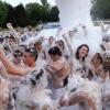 So oder so ähnlich wie in diesem Freibad in Karlsruhe könnte die Schaumparty am Brandl aussehen.