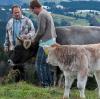 Der Biobauer Herbert Siegel will seine Rinder vor Ort schlachten (auf dem Bild mit Sohn Martin). Das bedeutet weniger Stress für die Tiere. 