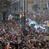 Tausende Menschen kamen zur Demonstration gegen Rechtsextremismus in München. Nur wie viele es genau waren, da gehen die Schätzungen auseinander.