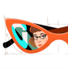 Altina Schinasi hat die Harlekin-Brille erfunden und wurde von Google mit einem Doodle zu ihrem 116. Geburtstag geehrt.