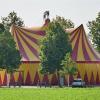 Stadtbergen, Festplatz an der Panzerstraße, Circus Renz hat hier seine Zelte aufgeschlagen.