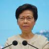 Carrie Lam, Regierungschefin der chinesischen Sonderverwaltungszone Hongkong, bei einer Pressekonferenz.