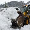 Große Mengen Schnee sind in den letzten Tagen in den Bergen gefallen. In den Alpen herrscht hohe Lawinengefahr.