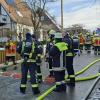 Zahlreiche Feuerwehren aus den Landkreisen Fürstenfeldbruck und Landsberg verhinderten einen Großbrand in Geltendorf.