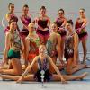 Beim Regio-Cup der Rhythmischen Gymnastik boten die Mädchen des TSV Friedberg eine ansehnliche Leistung. Hinten von links: Daniela Wöger, Katharina Gaßner, Melanie Prechtl, Luisa Fischer, Serena Frodl. Vorne von links: Elena Enderle, Simone Isopp, Carina Eberlein, Nicole Eberlein, ganz vorne Ewilyn Savkin. 	 	