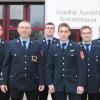 Von Kommandant Markus Mayr (Zweiter von links) wurden Jonas Mayr, Simon Horlacher, Dominik Frey, Stefan Drexel und Manuel Sattler für zehn Jahre aktiven Dienst bei der Feuerwehr Reinhartshausen ausgezeichnet.