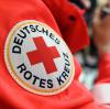 Ein Logo des Deutschen Roten Kreuzes (DRK).