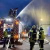Ein Brand in einer Lagerhalle lautete das Szenario bei der Frühjahrsübung der Gablinger Feuerwehr.