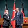 Kanzler Scholz und der türkische Präsident Erdogan.