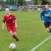 Nele Baur (blaues Trikot) bescherte den MTV-Fußballerinnen in Regensburg den 2:1-Pausenstand.