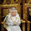 Queen Elizabeth II. verliest zur Wiedereröffnung des britischen Parlaments 2019 die Regierungserklärung von Premierminister Boris Johnon.