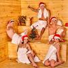 Weihnachten in der Sauna