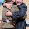 Kim Jong Un feiert den Raketentest. Eine Provokation gegen die USA. 	 	