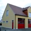 Das neue Feuerwehrhaus in Bergheim ist von außen nahezu fertig. Im Inneren muss noch einiges getan werden. 