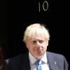 Ein letztes Mal verlässt Boris Johnson die Downing Street 10 zur Befragung im Parlament.