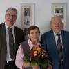 OB Gerold Noerenberg gratulierte Elvira und Erwin Siegler.  	