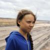 Greta Thunberg hat den Braunkohletagebau Hambach besucht. 