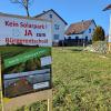 Die Bürgerinitiative in Buchdorf hatte Erfolg: Der Solarpark ist abgelehnt. 