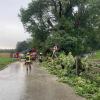 Starker Regen setzte am Donnerstagabend in Wertingen und Roggden Straßen und Keller unter Wasser. Die Feuerwehr war mehrfach im Einsatz.