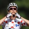 Warren Barguil vom Team Sunweb trägt bei der Tour de France das Bergtrikot.