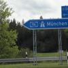 Die Auffahrt zur A96 in Richtung München bei Bad Wörishofen. 