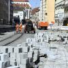 Es sieht vielleicht nicht danach aus; aber zum Schulbeginn in der nächsten Woche fährt die Straßenbahn der Linie 2 wieder durch die Karolinenstraße.           