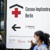 Das Corona-Impfzentrum in Berlin Messe: Laut RKI geht die tägliche Impfquote langsam wieder zurück.