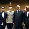 Mesut Özils und Ilkay Gündogans Besuch beim türkischen Präsidenten Erdogan haben viele Fans verärgert. Das taten sie beim letzten Testspiel vor der WM mit  Pfiffen kund.