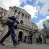 Blick auf die Bank of England im Londoner Finanzviertel.