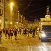 Am Wochenende war die Polizei mit einem großen Aufgebot in der Augsburger Innenstadt präsent.