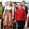 Im Festzelt im Ingolstädter Klenzepark wurde Kanzlerin Merkel begeistert empfangen. Das war zuletzt in Bayern nicht immer der Fall gewesen. 